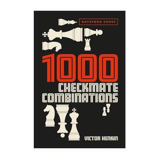 英文原版 1000 Checkmate Combinations 1000个将杀组合 国际象棋教程指南 英文版 进口英语原版书籍