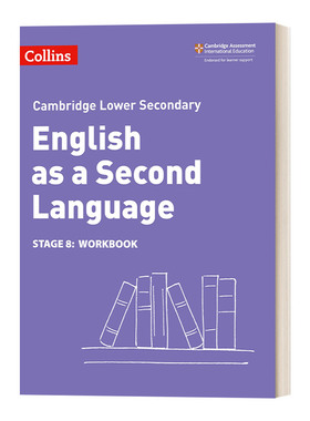 英文原版 Lower Secondary English as a Second Language Workbook Stage 8 剑桥国际初中英语练习册 八年级 英文版 进口英语书籍
