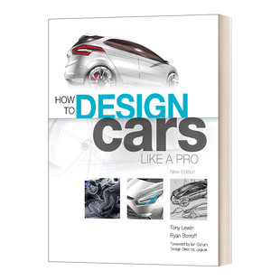 进口英语原版 How Like Pro Design 英文原版 书籍 如何像专业人士一样设计汽车 英文版 Cars