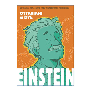 科学家漫画传记 爱因斯坦 Einstein 书籍 英文版 进口英语原版 精装 英文原版