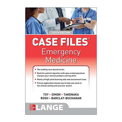 英文原版 Case Files Emergency Medicine 急诊医学案例集 第5版 英文版 进口英语原版书籍