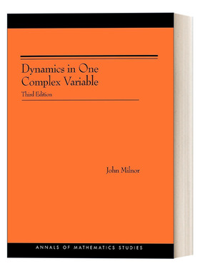 英文原版 Dynamics in One Complex Variable AM-160 单复变量的动力学 单复变动力系统 John Milnor约翰米尔诺 进口英语原版书籍