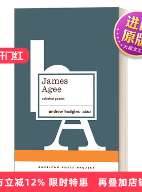 英文原版 James Agee Selected Poems American Poets Project #27 詹姆斯·艾吉诗选 精装美国文库 英文版 进口英语原版书籍