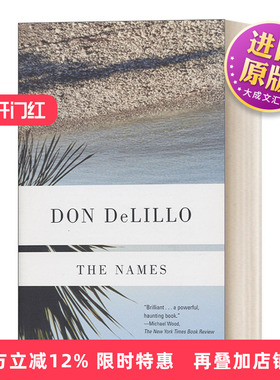 英文原版 The Names Vintage Contemporaries 名字 美国国家图书奖获得者Don DeLillo 英文版 进口英语原版书籍