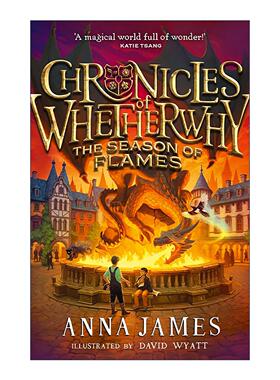 英文原版 The Season of Flames 维瑟怀编年史2 烈火之季 精装 Anna James儿童奇幻冒险小说 英文版 进口英语原版书籍