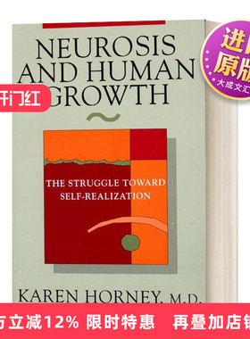 英文原版 Neurosis and Human Growth 卡伦霍妮 神经症与人的成长 豆瓣推荐 社会心理学 精神分析 Karen Horney 英文版 进口原版书