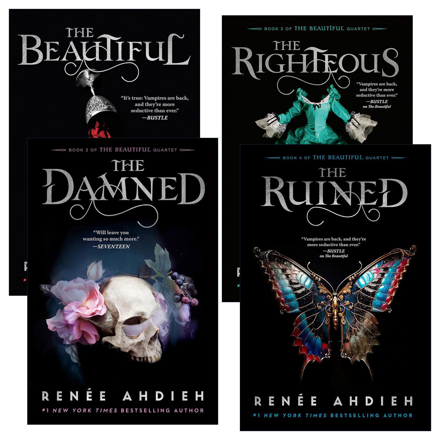 英文原版 The Beautiful Quartet 美丽四重奏系列1-4册 吸血鬼奇幻浪漫小说 Renee Ahdieh 英文版 进口英语原版书籍