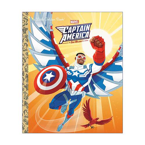 英文原版 Captain America Sam Wilson Marvel 美国队长 山姆·威尔逊 漫威 兰登书屋精装小金书 英文版 进口英语原版书籍