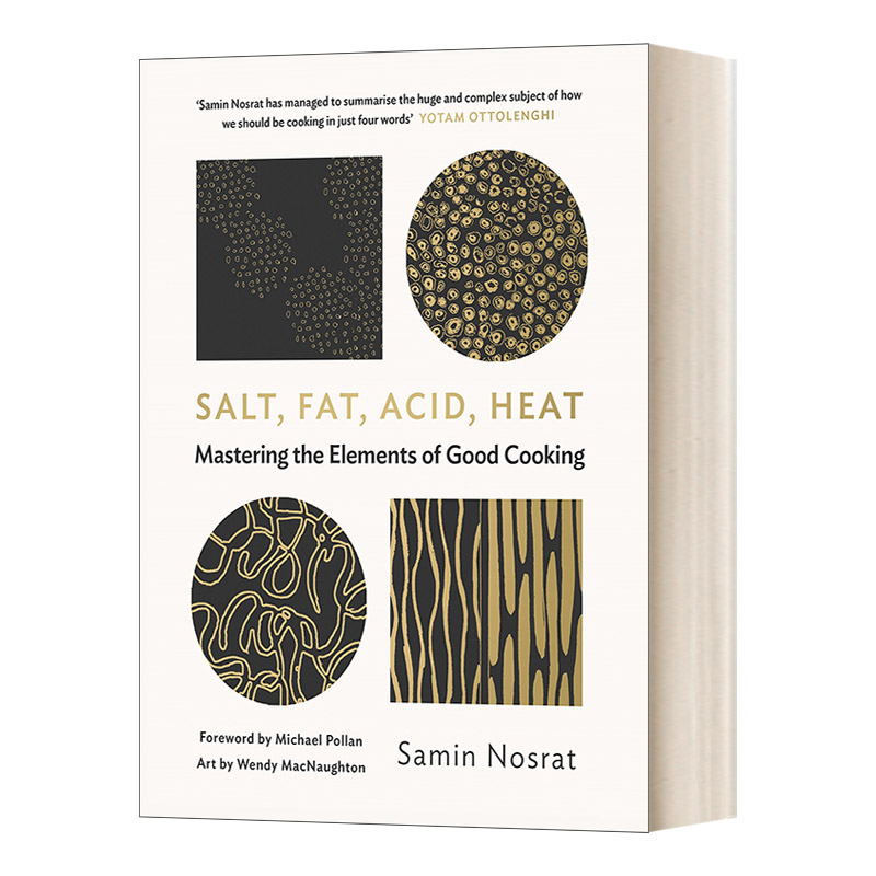 英文原版 Salt Fat Acid Heat 盐 脂肪 酸 热 全彩插图 纽约时报畅销书 英文版 进口英语原版书籍 英语小说