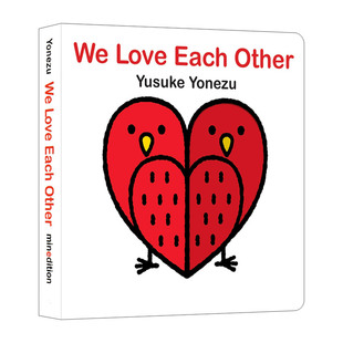 Yusuke 我们相亲相爱 英文原版 Yonezu 英文版 Each Minedition Love 进口书 Other 创意大师洞洞翻翻启蒙纸板书 洞洞书