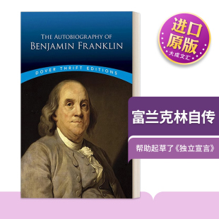 英文版 书籍 富兰克林自传Dover Thrift Franklin Autobiography Benjamin 进口英语原版 英文原版 Editions The