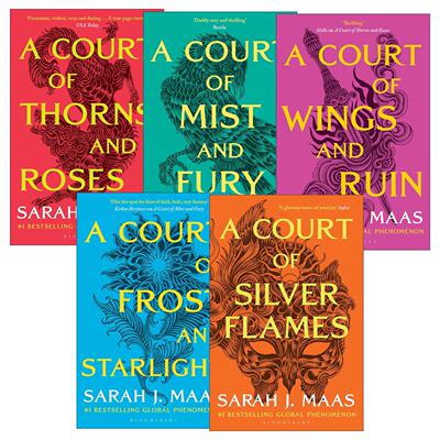 英文原版 仙灵王庭纪1-5册平装 萨拉J马拉斯 Sarah J. Maas 英文版 进口英语原版书籍