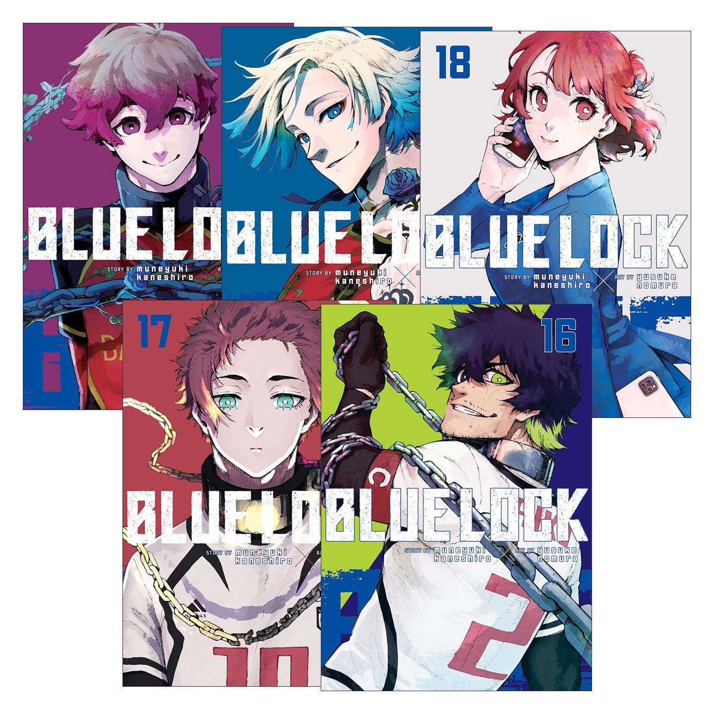 英文原版 Blue Lock 蓝色监狱系列16-20册 同名日本动漫 足球体育漫画 野村优介 英文版 进口英语原版书籍