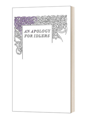 英文原版 An Apology for Idlers 史蒂文森 向懒汉致歉 英文版 进口英语原版书籍
