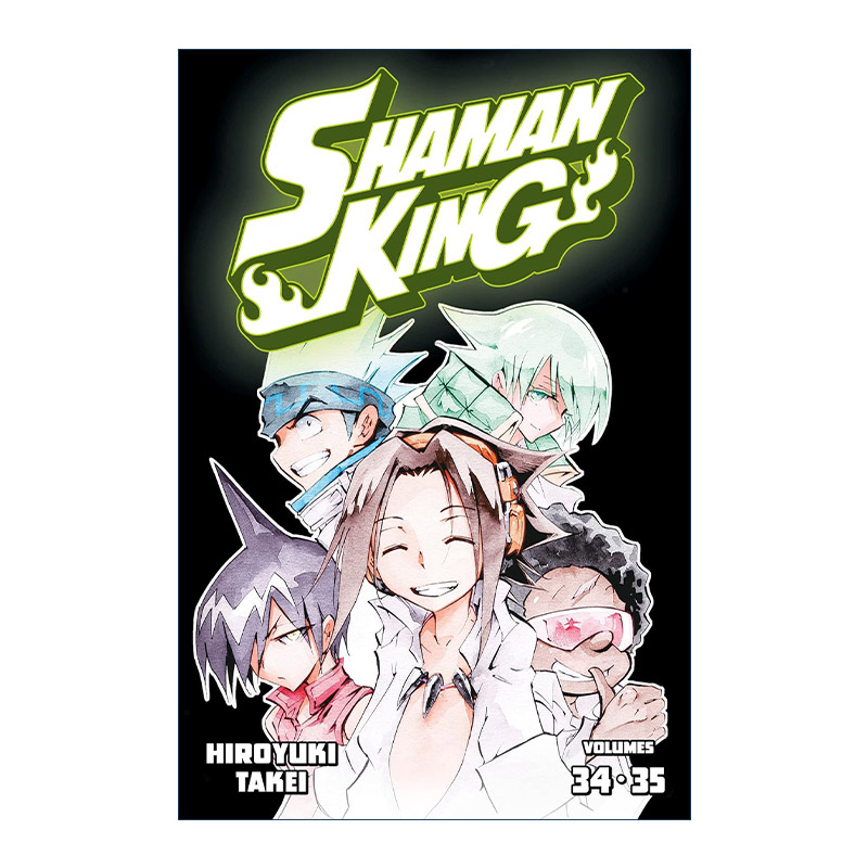 英文原版 SHAMAN KING Omnibus 12 Vol. 34-35通灵王精选集12 34-35卷合订本同名动漫漫画英文版进口英语原版书籍-封面