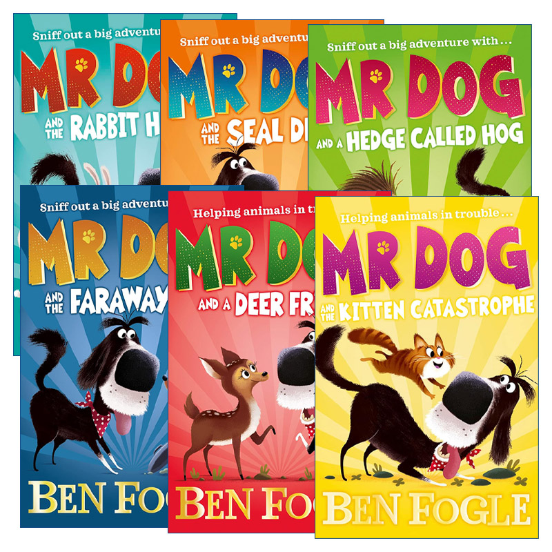 英文原版 Mr Dog 狗狗绅士系列6册 正义与冒险 儿童英语桥梁书 初级章节小说 青少年课外读物 Ben Fogle 英文版 进口英语原版书籍