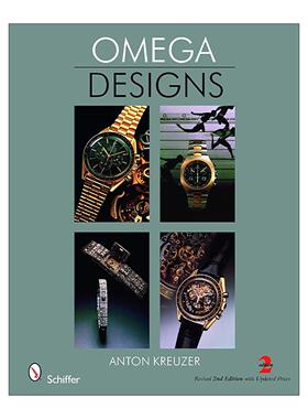 英文原版 Omega Designs 欧米茄设计 视觉盛宴 修订版 瑞士著名专业制表品牌 腕表插图指南 精装收藏版 英文版 进口英语原版书籍