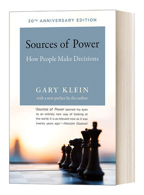 英文原版 Sources of Power  20th Anniversary Edition 如何作出正确决策 二十周年纪念版 Gary Klein 英文版 进口英语原版书籍