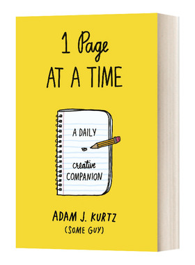 英文原版 1 Page at a Time A Daily Creative Companion 一次一页 每日创作陪伴 英文版 进口英语原版书籍