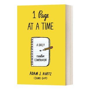 Daily 英文版 书籍 英文原版 每日创作陪伴 Time Page Companion Creative 进口英语原版 一次一页