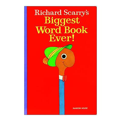 英文原版 Richard Scarry's Best Word Book Ever 斯凯瑞金色童书 词汇书 经典绘本 超大全彩精装纸板书 英文版 进口英语原版书籍