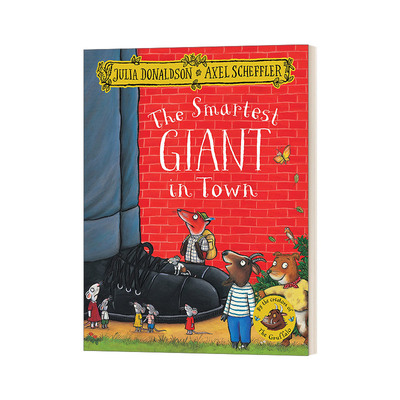 英文原版绘本 The Smartest Giant in Town 镇上最聪明的巨人 新版 平装 英文版 进口英语原版书籍