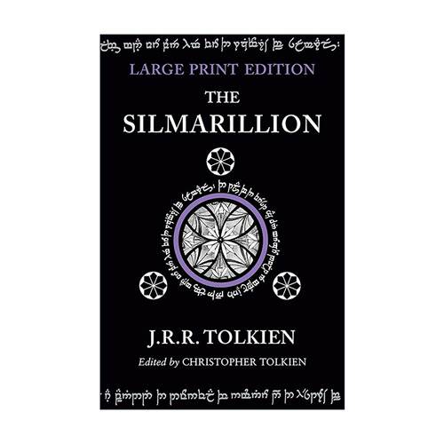 英文原版 The Silmarillion 精灵宝钻 托尔金魔戒指环王前传 大字阅读友好版本 英文版 进口英语原版书籍