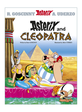 英文原版 Asterix Asterix and Cleopatra  高卢英雄与克利奥帕特拉 儿童漫画 英文版 进口英语原版书籍