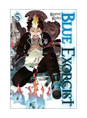 英文原版 Blue Exorcist Vol.5 青之驱魔师 日本漫画卷5 英文版 进口英语原版书籍
