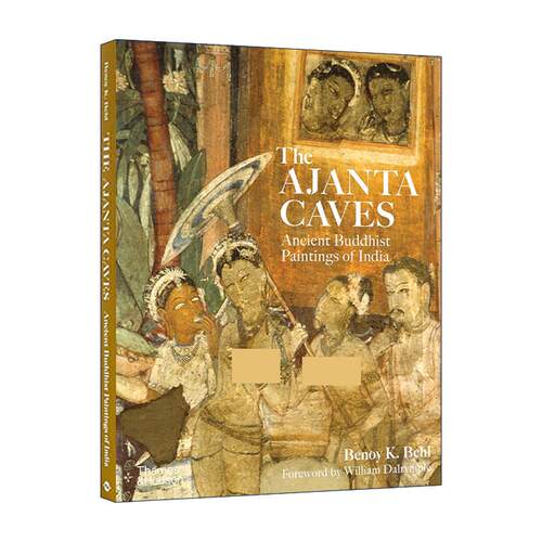 英文原版 The Ajanta Caves 阿旃陀石窟 印度古代绘画 英文版 进口英语原版书籍