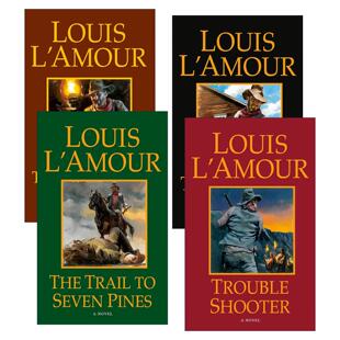 英文原版 Hopalong Cassidy 豪帕隆·卡西迪系列4册 西部冒险小说 路易斯·拉摩 动作冒险小说 英文版 进口英语原版书籍