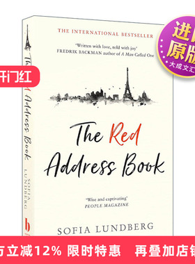 英文原版 The Red Address Book 红色地址簿 瑞典作家苏菲亚·伦德伯格 畅销亲情治愈小说 英文版 进口英语原版书籍