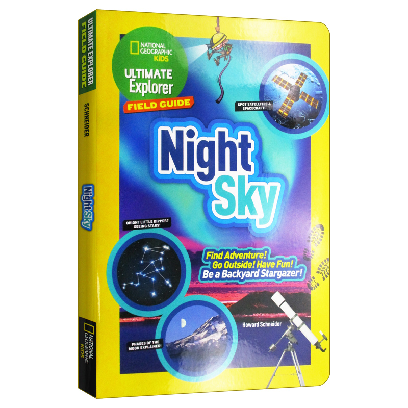 英文原版 National Geographic Kids Ultimate Explorer Field Guide Night Sky 国家地理杂志儿童百科 儿童启蒙学习