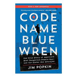 美国危险女间谍 Code 代号 英文原版 真实故事和她被出卖 进口英语原版 Blue 英文版 Name 书籍 Wren 姐姐 蓝知更鸟