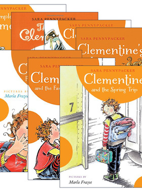 英文原版 Clementine 淘气的阿柑1-7册 Sara Pennypacker 小学课外阅读桥梁章节书 英文版 进口英语原版书籍