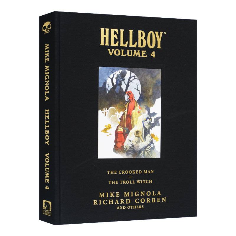 英文原版 Hellboy Library Volume 4 The Crooked Man and The Troll Witch 地狱男爵卷4 精装馆藏版 英文版 进口英语原版书籍