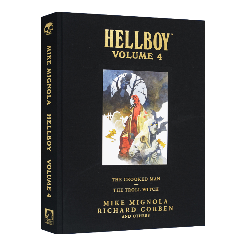 英文原版 Hellboy Library Volume 4 The Crooked Man and The Troll Witch 地狱男爵卷4 精装馆藏版 英文版 进口英语原版书籍 书籍/杂志/报纸 原版其它 原图主图