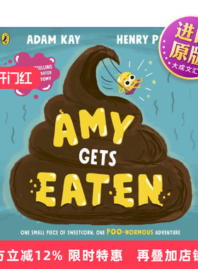 英文原版 Amy Gets Eaten 艾米被吃掉啦 儿童食道消化科普绘本 英文版 进口英语原版书籍