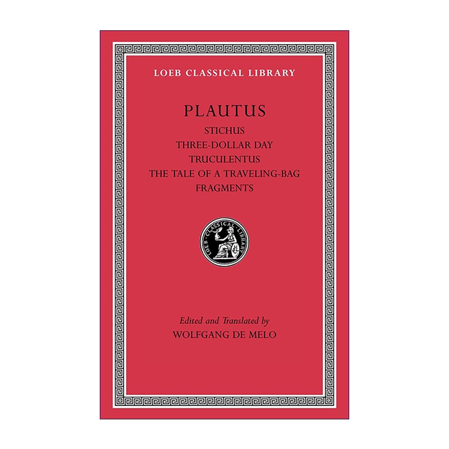 英文原版 Stichus 普劳图斯Plautus戏剧 斯提库斯 三块钱一天 粗鲁汉 原文拉英对照版 洛布古典丛书 英文版 进口英语原版书籍