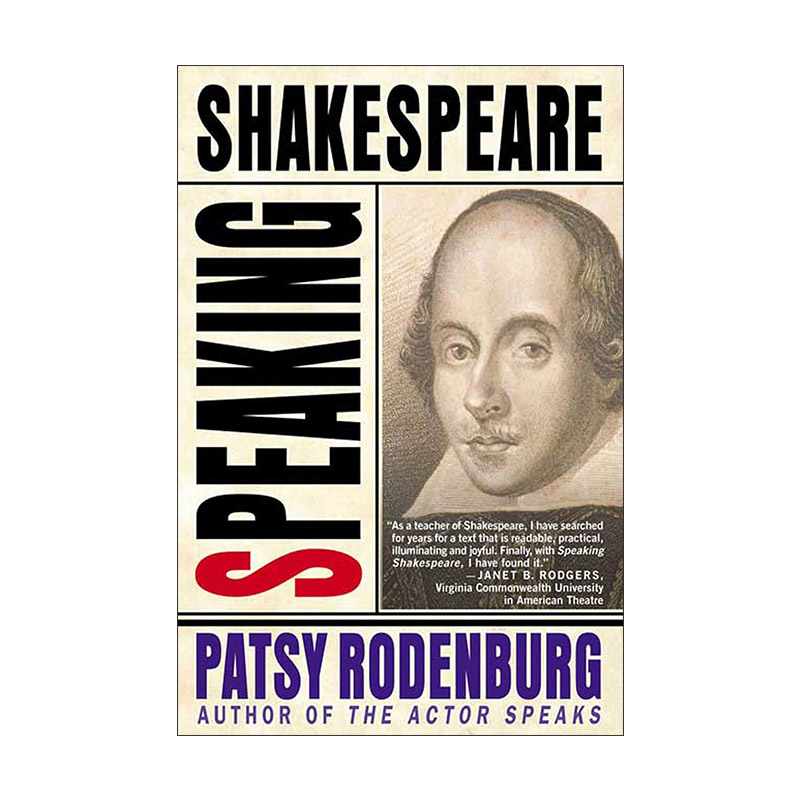 英文原版 Speaking Shakespeare 开启莎士比亚心灵之旅的简单手册 演员台词训练大师帕西·罗登博格 英文版 进口英语原版书籍