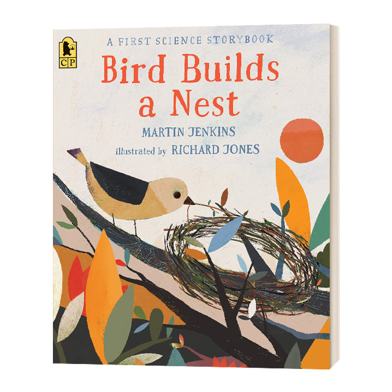 英文原版 Bird Builds a Nest 鸟儿筑巢 第一本科学故事 4-6岁儿童动物科普绘本 Martin Jenkins 英文版 进口英语原版书籍