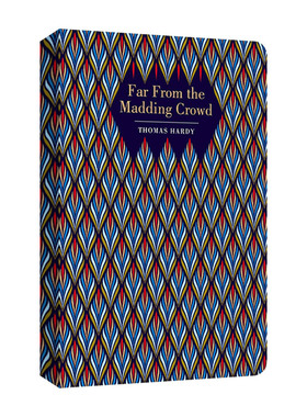英文原版 Far from the Madding Crowd 远离尘嚣 浮雕封面高颜值装帧设计 Thomas Hardy 精装Chiltern Classic 英文版 进口英语书