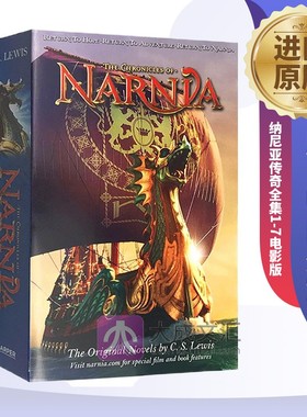 纳尼亚传奇 英文原版小说全集7合1 电影版黎明踏浪号 影视封面 官方版The Chronicles of Narnia儿童文学书英文版进口英语原版书籍