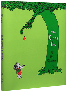 精装 The Giving Tree 英文原版绘本 亲子认知启蒙 爱心树 英文版 儿童学习英语家庭教育亲情感恩图画故事书