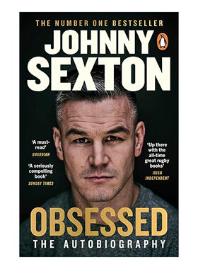 英文原版 Obsessed The Autobiography 痴迷 爱尔兰橄榄球队队长Johnny Sexton约翰尼萨克斯顿自传 英文版 进口英语原版书籍
