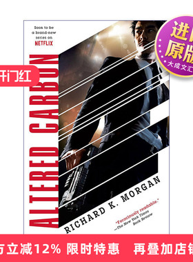 英文原版 Altered Carbon Takeshi Kovacs 01 副本 科瓦奇三部曲01 Richard K. Morgan理查德·摩根 英文版 进口英语原版书籍