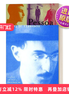 英文原版 The Poems of Fernando Pessoa 费尔南多·佩索阿诗选 英文版 进口英语原版书籍