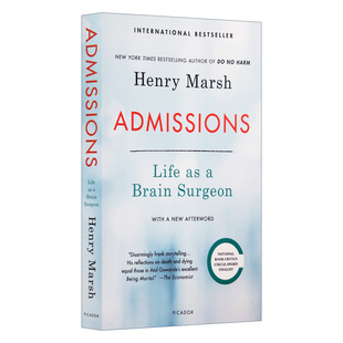 独白 Admissions Brain 英文原版 一名脑外科医生 进口英语原版 英文版 Life 书籍 生活 Surgeon