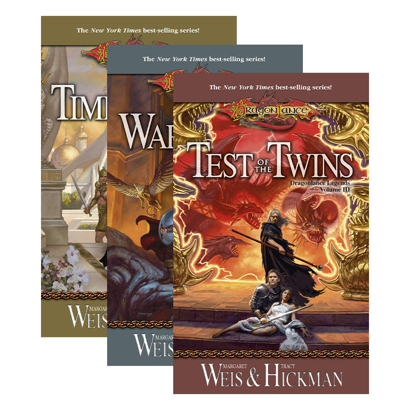 英文原版小说 Dragonlance Legends1-3 龙枪传奇1-3册 时空之卷 烽火之卷 试炼之卷 Margaret Weis 英文版 进口英语原版书籍