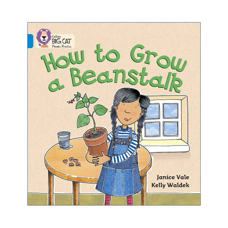 英文原版 How to Grow a Beanstalk 如何种豆茎 柯林斯大猫自然拼读系列 英文版 进口英语原版书籍